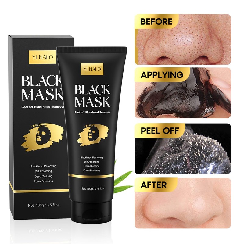Blackhead Remover Mask Kit, Charcoal Face Mask Peel Off for