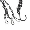 HAZOULEN Black Hanging Basket Chains Flower Plant Pot Replacement Chain
