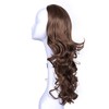 Onedor 23" Curly Hair Women Ladies 3/4 Half Wig Premium