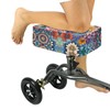 Hechitok Boho Flower Memory Pad Knee Scooter Pad Cover Cushion