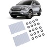 Akozon Garage Door Roller Sleeves, 20 Sets Garage Door Hinge
