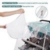 Double Stroller Rain Cover, Waterproof Weather Shield for Side by