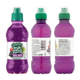 FRUIT SHOOT Berry Burst With Real Fruit Juice - Healthy Drinks for Kids, Free From High Fructose, 8 Fl Oz Bottles (12 Pack)