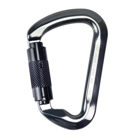 SEPEAK UIAA 30kN Climbing Carabiner Clips, Professional Heavy Duty Twist Locking Carabiners for Climbing,Mountaineering, Rappelling, Camping, Hiking, Swings, Large D Ring Hooks