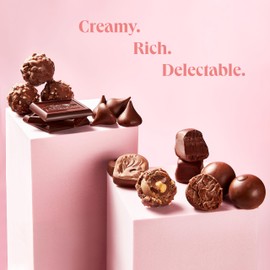 Chocolate Christmas Gift Basket - Christmas Gift Baskets for Families - Luxury Brand Chocolate Gift Box by On Occasion