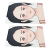 Makeup Practice Face, 2-Piece Washable Reusable Makeup Practice Board for