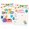 Embhhor 30 Pcs Birthday Party Invitations Set, Boys Girls Invite