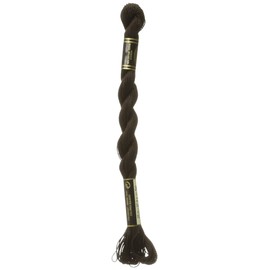 DMC 115 5-3371 Pearl Cotton Thread, Black Brown, Size 5