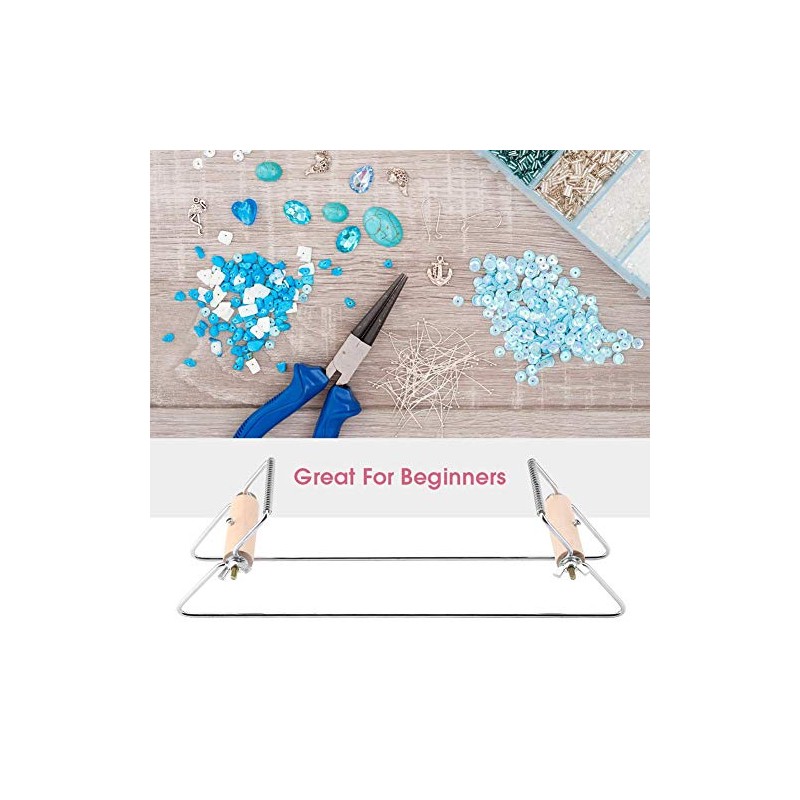 Beads Loom Beads Weaving Metal Frame Craft DIY Beads Loom