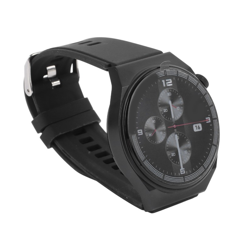 Smart Watch 1.28in Screen Voice Call Round Dial Rotatable Crown
