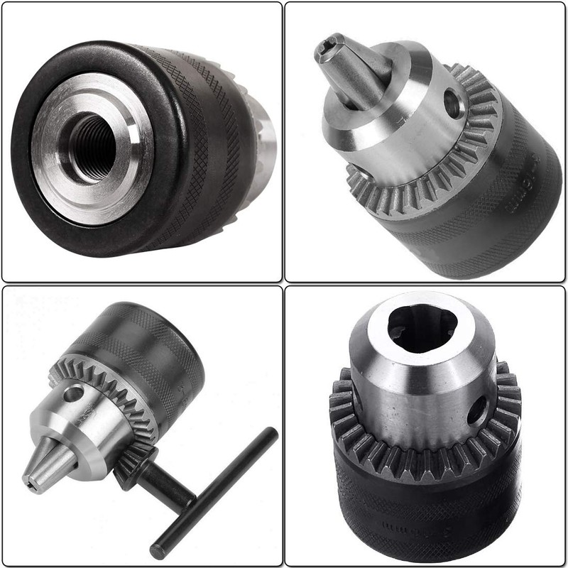 Hymnorq 1/2-20UNF Keyed Drill Chuck 3-16mm Clamping Range with SDS-plus