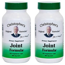 Christopher's Original Formulas Joint Formula – 100 Vegetarian Capsules – Synergistic Herbal Blend for Joint Support – Made in The USA - Pack of 2