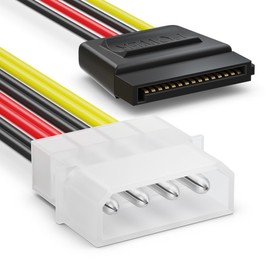 Deleycon SATA Cable + Sets SET - 2x 0,5m - 1x 90° + Strom