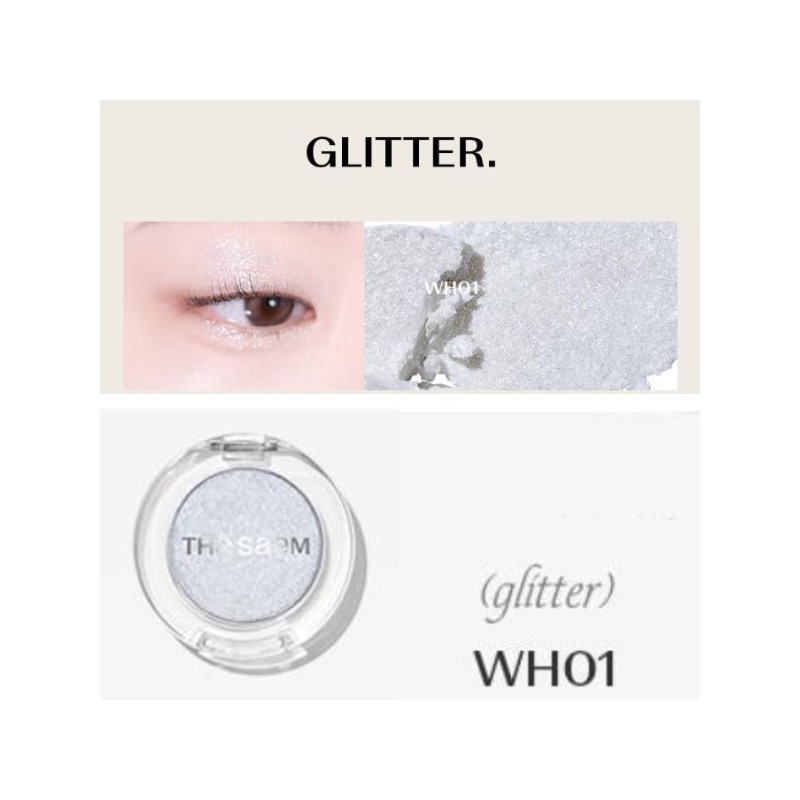 THE SAEM Saemmul Single Shadow 2g, Color:WH01 (Matt)