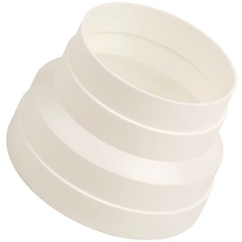 TronicXL Dryer Accessories Reducer 125-100 mm Adapter for Exhaust Hose Dryer Air Conditioning etc