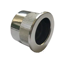 Fasteners-Store Small Finger Pull Sliding Handles Reccessed Flush Fitting Pocket Insert Sliding Doors (Polished Chome)