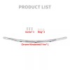 HDBUBALUS Chrome Fairing Windshield Windscreen Trim For Harley Electra Street