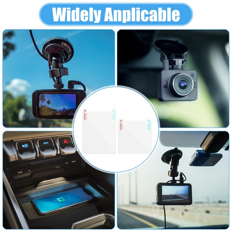 MBAIYO 8 Pcs Electrostatic Film for Dash Cam 8 Pcs