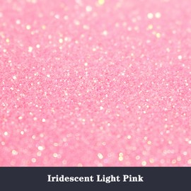 ANGXILIN High Capacity 260g Iridescent Fine Glitter,Shaker Bottle Fine Glitter for Epoxy Resin DIY Craft,Rainbow Fine Glitter for Nail Art Face Body Glitter Tumbler Making (IRI lt Pink)