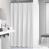 Sealskin Granada Shower Curtain, PEVA, White, 120 x 200 cm