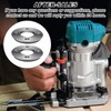 (2 Pack) Template Guide Adapter Compatible with Makita Router 3612B