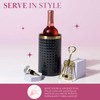 Paris Hilton Wine Bottle Chiller Set, Insulated Double Wall Chiller,