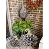 The Round Top Collection - Leopard Pumpkin, Large - Metal