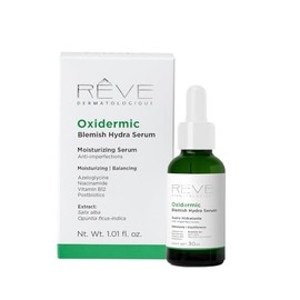 Reve Dermatologique | Oxidermic Blemish Hydra Serum - Suero Anti imperfecciones – Hidratante para pieles grasas – 30 ml