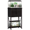 Herture 5-10 Gallon Fish Tank Stand, Metal Double Aquarium Stand
