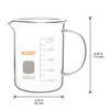 XCD Glass Beaker (500 ml), Borosilicate Glass Beaker Low Form
