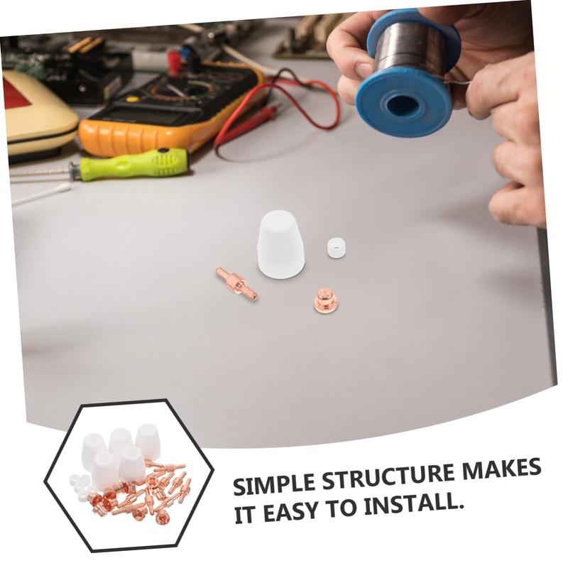 COHEALI 1Set Plasma Cutting Accessories Nozzle Protective Cover for Handheld