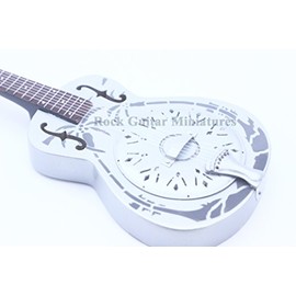 RGM181 Marc Knopfler Brothers in Arms Dire Straits 10 Inch Miniature Guitar Including leather guitar strap