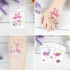 15 Sheets Flamingo Temporary Tattoos for Kids - Final Flamingle