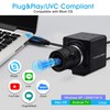 4K USB Camera Manual Zoom Webcam 2.8-12mm Variable Focus PC