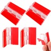 4 Pcs Transparent Plastic Hinges - Acrylic Piano Hinge Self-Adhesive