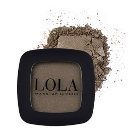 Lola Make Up by Perse Eyeshadow with Natural Ingredients Vegan and Cruelty-Free Eye Makeup Palette High Coverage Satin Eye Shadow for Women, Dark Bronze (021)