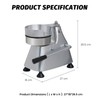 Hakka Commercial Hamburger Patty Maker, Stainless Steel Heavy Duty Grill