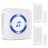 Wireless Magnetic Door Sensor 600Ft Operating Range 58 Chimes Adjustable