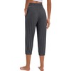 Ficerd 3 Pcs Women's Capri Sweatpants Joggers Casual Sports Cropped