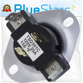 3387134 Dryer Cycling Thermostat Replacement Part by Blue Stars - Easy to Install - Exact fit for Whirlpool Kenmore Maytag Dryers - Replaces 3387135 3387139 WP3387134VP 306910 3387134