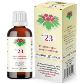 MAGISTER DOSKAR Tropfen Nr. 23 - Homöopathische Prostatatropfen, 50 ml