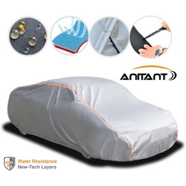 ANITANT Large Car Cover,Snow Winter Car Cover,Outdoor Car Cover,Car Covers for Automobiles All Weather Waterproof,Full Exterior Covers Rain UV Snow Protection Fit All Sedan 208" to 218"