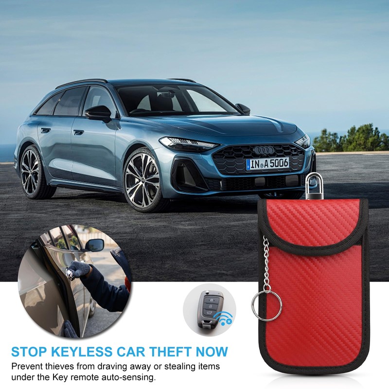 Diyife Faraday Pouch for Car Keys, 2 Pack Car Key