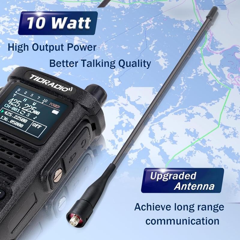 TIDRADIO TD-H8 (2nd Gen) GMRS/ Ham Radio 10Watt Long Range