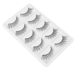 FOMIYES Magnetic Eyelashes Natural Look Fake Lashes Individual Eyelashes Long Wide for Party