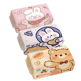 SoftSoothe Cleansing Towels, Disposable Wash Towels, Gentle on the Skin, Absorbent, No Pilling, Suitable for Sensitive Skin, Can be Used for Makeup Remover and Wash Face,80 Sheets x 3 Pieces