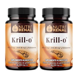 Nutrirenal Combo 2 x Krill-o (1 Krill-o 60 caps. + 1 Krill-o 60 caps.)