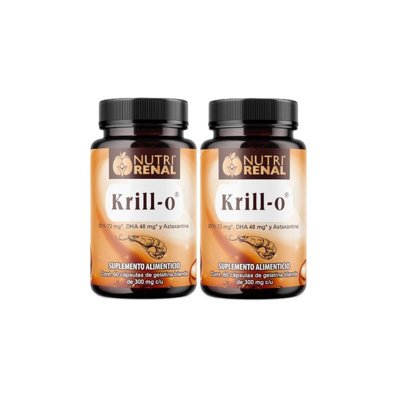 Nutrirenal Combo 2 x Krill-o (1 Krill-o 60 caps. +
