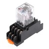 uxcell Electromagnetic Power Relay, HH54P AC 110V Coil 4P4T 14
