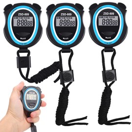Pack of 3 Stopwatch Sports Stopwatch Waterproof Handheld Digital Stopwatch Stopwatches Sport Stopwatch Stopwatches Simple Stopwatch Large Stopwatch Digital Stopwatch Analogue